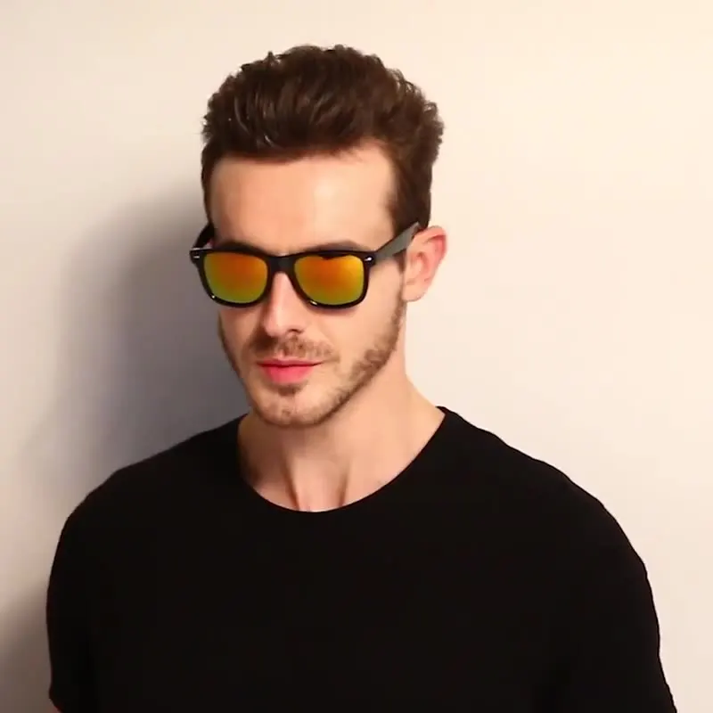 

Солнцезащитные очки поляризационные для мужчин и женщин UV-400, Классические брендовые дизайнерские солнечные очки в квадратной оправе для в...