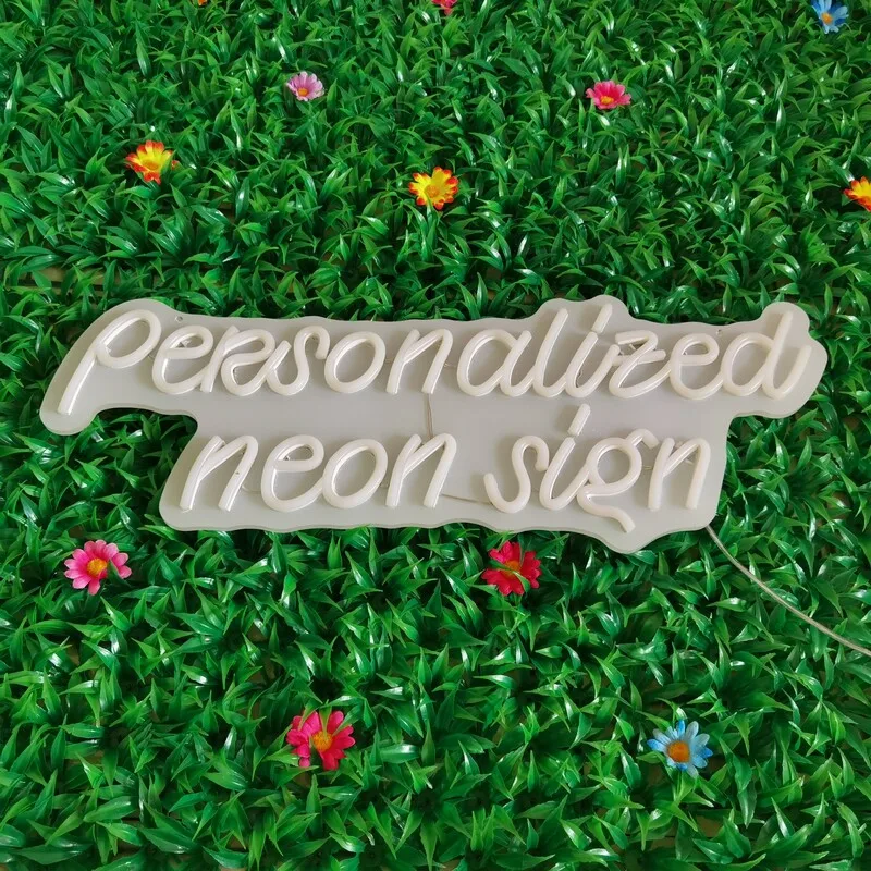 Неоновая вывеска на заказ для свадебного торжества индивидуальная неоновая дня