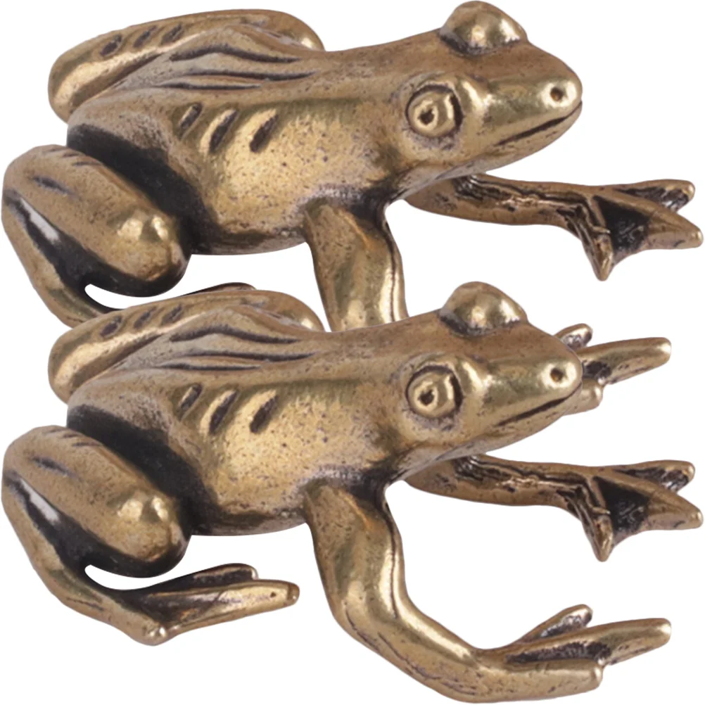 

Frog Statue Sculpture Figurine Animal Lucky Good Prosperity Statues Wealth Chinese Decor Sculptures Yoga Brass Garden Meditation