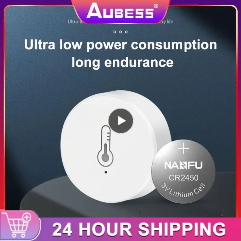 

Low Temperature Alarm Tuya Indoor Thermometer Wireless Hygrometer Long Life Temperature And Humidity Sensor Smart Home App Alarm