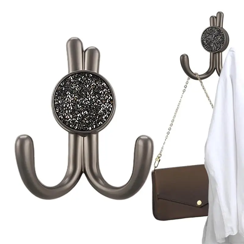 

Coat Hooks Rabbit Shape Wardrobe Hanger Nordic Style Metal Utility Rack Hook for Scarf Bag Towel Key Hat with 2 Screws Included