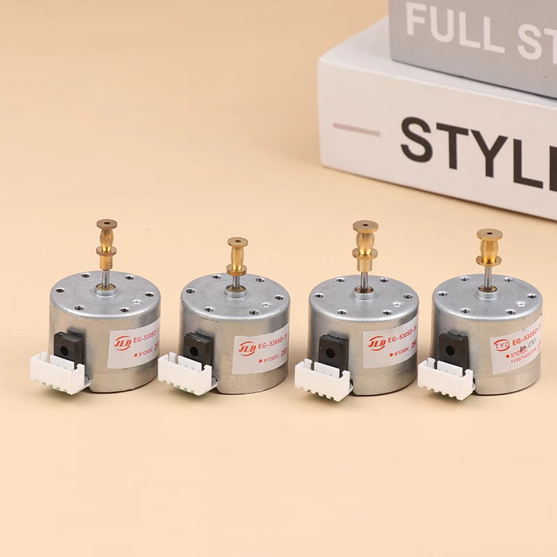 Фото EG530SD-3F DC5-12V 3-скоростной металлический двигатель проигрывателя 33/45/78 об/мин, монтажные отверстия 25 мм, рукав для проигрывателя пластинок №1