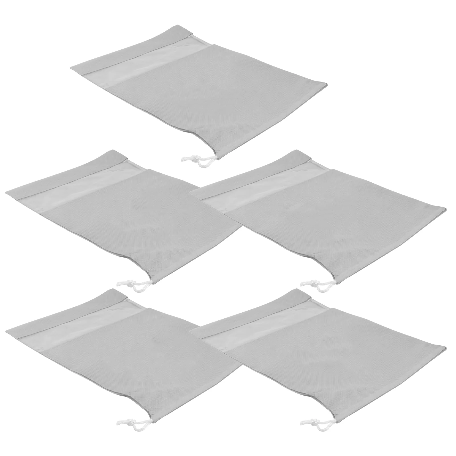 

5 Pcs Shoe Sleeve Clear Duffle Bag Transparent Shoe Bag Organizer Bags Travel Shoe Cover Shoe Bag Beam Port Storage organizer