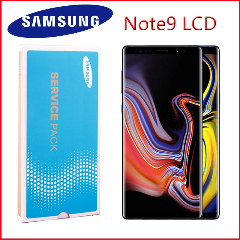 

. ORIGINAL AMOLED 6.4'' LCD with frame for SAMSUNG GALAXY Note 9 LCD Note9 Lcd Display N960D N960F LCD Touch Screen