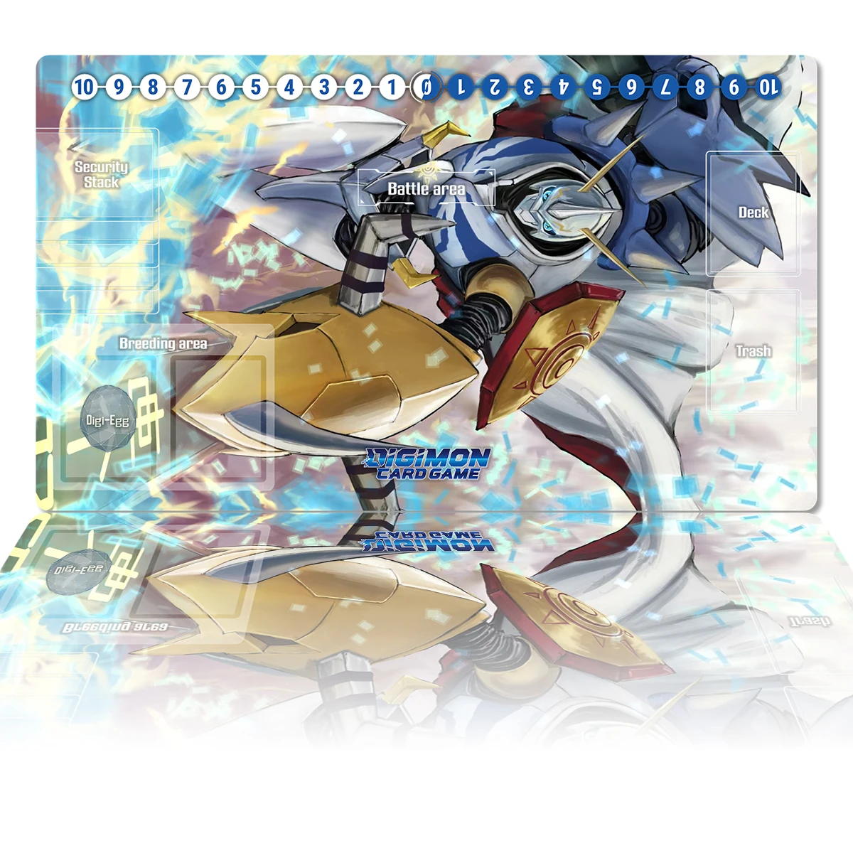

Игровой коврик Digimon Omnimon DTCG, игровой коврик для настольных игр с играми в игральные карты, резиновый коврик для мыши в стиле аниме, игровые ак...