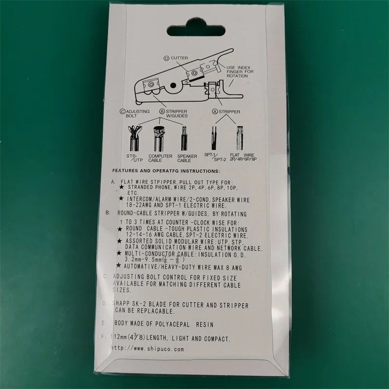 S501 SHIPUCO Multi-function S501P Multi-conductor Cable Irregular Ourshape Cable Stripping Knife Sripping Wire Tool