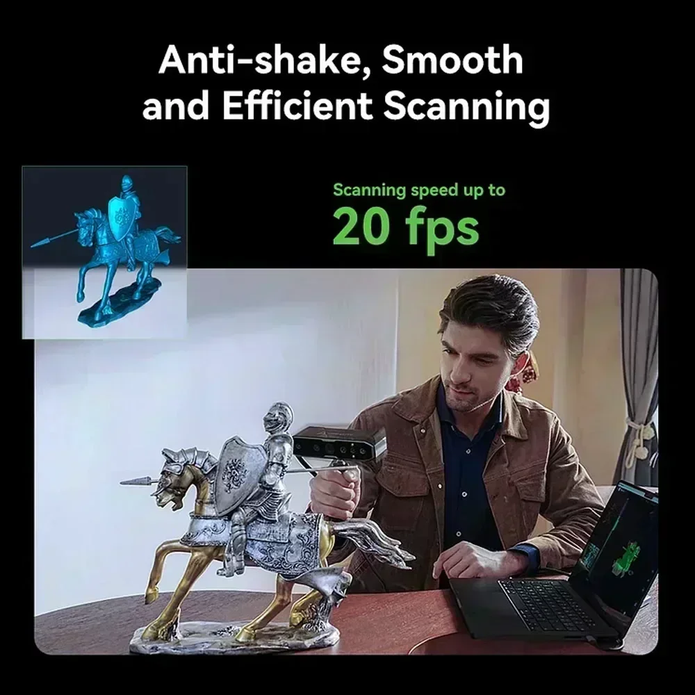 Оригинальный ручной сканер Creality 3D CR-Scan Otter с 3D-печатью точность 0 02 мм отслеживание