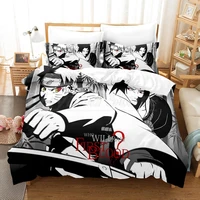 japanese anime duvet cover cartoon bedding set double 200x200 size for kids boy girls bedroom decor home textile