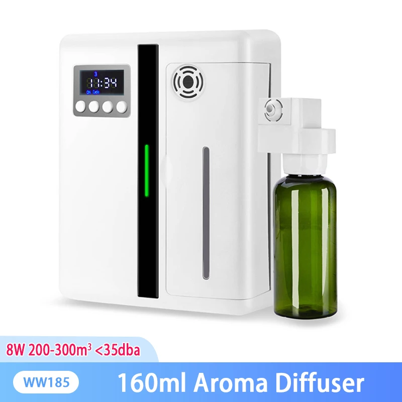160ml Essential Oil Aroma Diffuser 8W Aroma Diffuser Timing Function Pure Essential Oil Aroma Diffuser Suitable For Family Hotel
