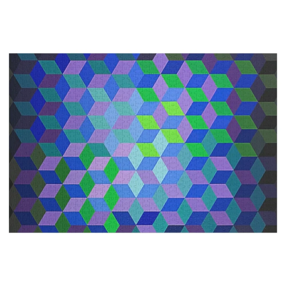 Victor vasarely Ион 11 1969 головоломка с названием деревянная игрушка индивидуальные