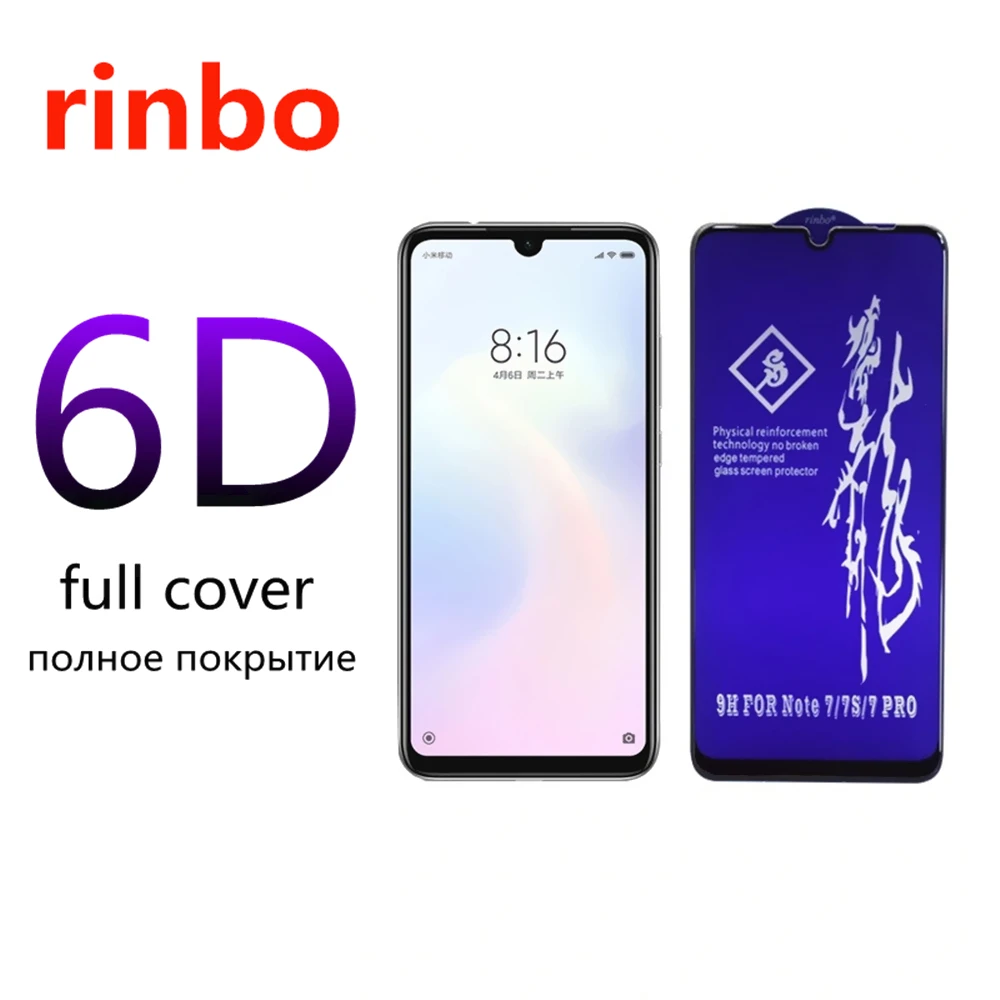 Rinbo полное покрытие закаленное стекло для Poco F2 X2 X3 NFC M5 M5s M3 M4 X4 Pro F3 F4 GT 5G C31 C40 4G Pocophone F1 защита для экрана