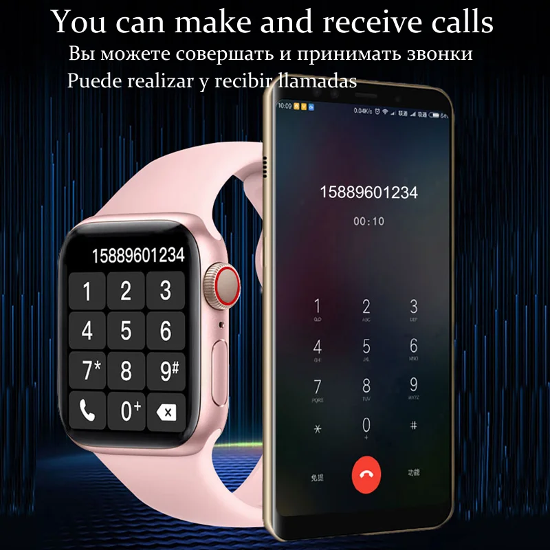 2 Inch IWO X8MAX Smart Watch Men Women Smartwatch 2022 Bluetooth Call Music Multi Language Fitness Tracker Clock For Android IOS