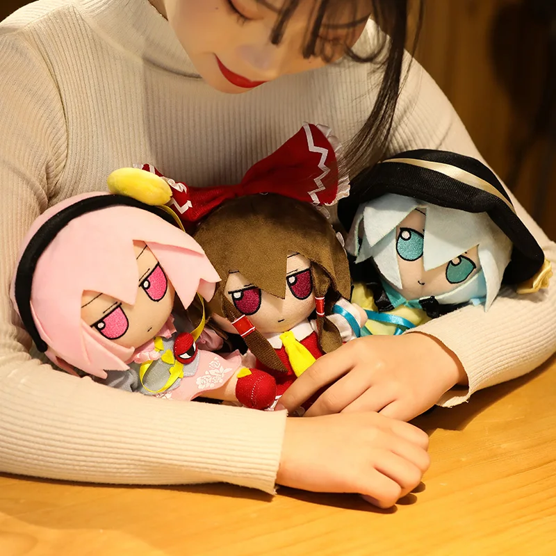 Горячая Аниме TouHou Project Reimu Hakurei Youmu Konpaku Marisa Kirisame косплей милые плюшевые куклы