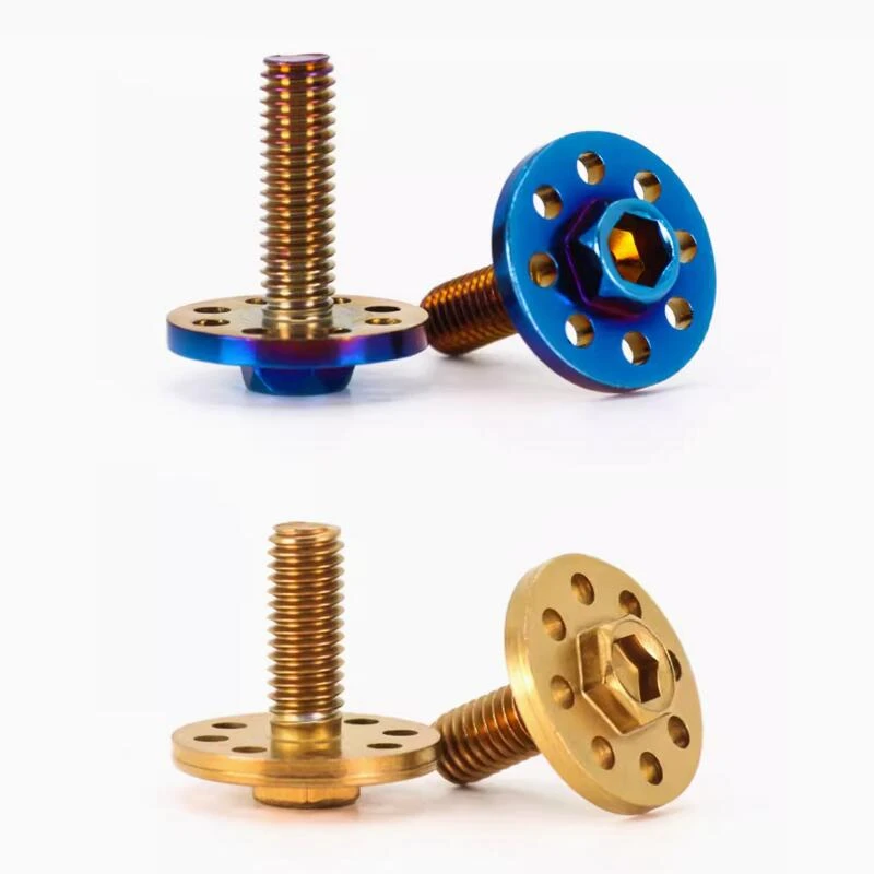 

Винты М6 из нержавейки с титановым покрытием 4шт