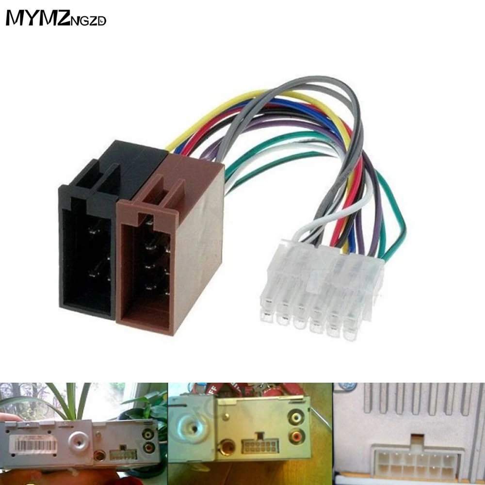 12 Pin Car Radio Stereo Power Speaker Radio Wiring Harness C