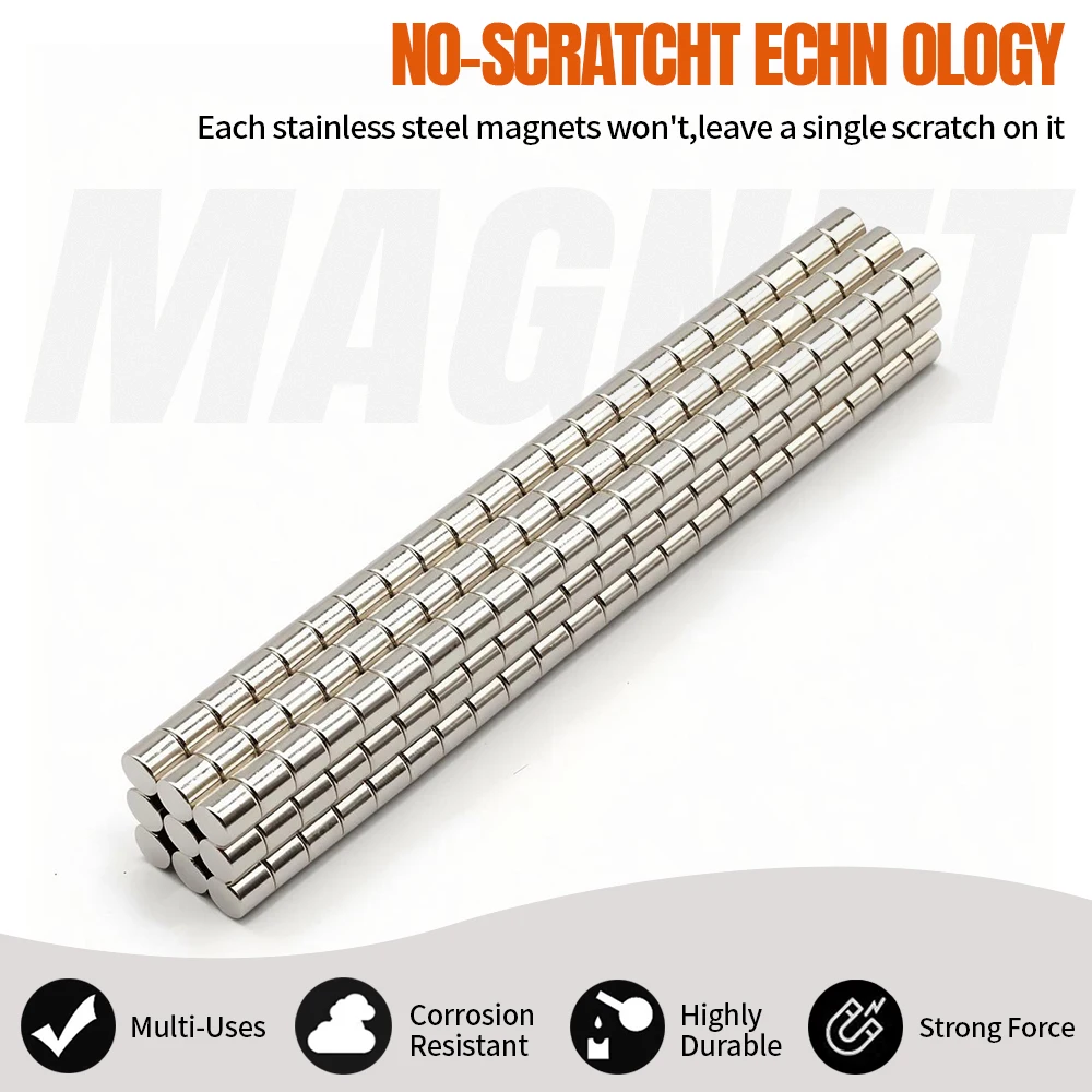 

5x5 мм круглые магниты на холодильник Imanes для офисной доски, высокая производительность, сделай сам