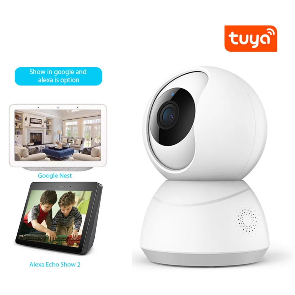 

Tuya WiFi Camera Two-way Audio 1080P 2MP HD Auto Human Tracking Camera Motion Detector IR Night Vision Indoor Outdoor Monitoring