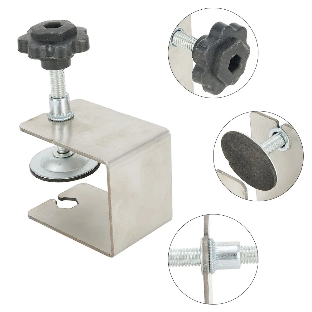 

Front Clamp Installation Clamps 1 Piece C Clamps For Woodworking Front Clamp Multifunctional Silver None Brand New