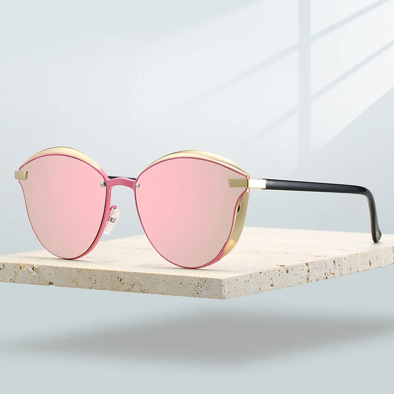 KAMMPT модные Ins брендовые дизайнерские оттенки женские ретро металлические оправы