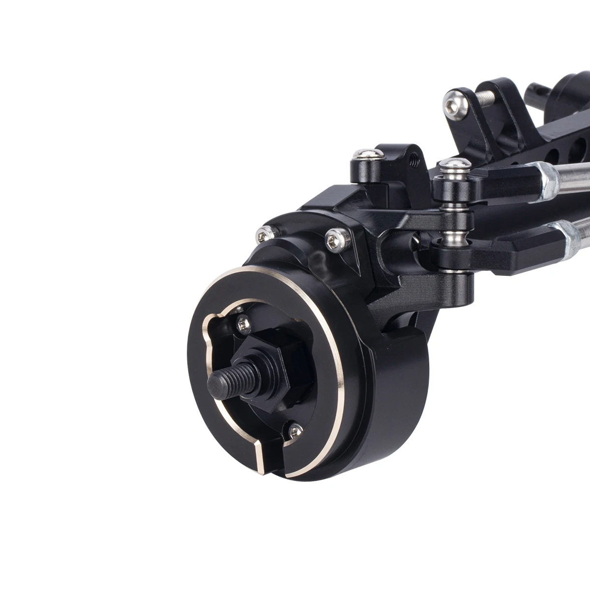 206g Black Heavy Brass Portal Front Cover Weights for 1/10 RC Crawler Vanquish VS4-10 Phoenix F10 Axle LCG Upgrade Parts