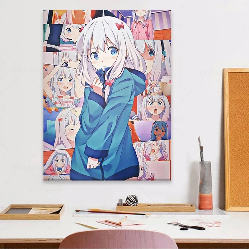 

Canvas Art Eromanga Sensei Izumi Sagiri Anime Home Decor Canvas Poster Prints Decoration Art Wall Pictures Kids Room Painting