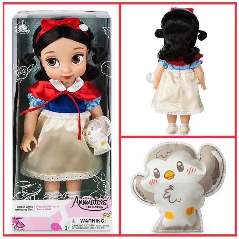 

Disney Princess Dolls Toys Anime Snow White Frozen Elsa Anna Dress Up Baby Doll Original Set Game Gifts Playset Outfits Girls