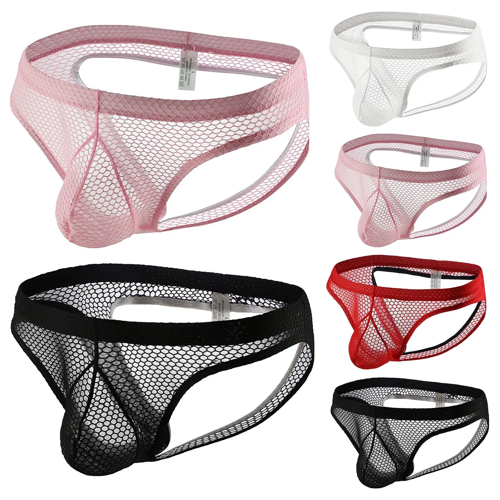 

New Style Men Briefs Underwear Underpants Men's Briefs Breathable Mesh Men's Underwear Sexy Summer Youth Men's Underwear