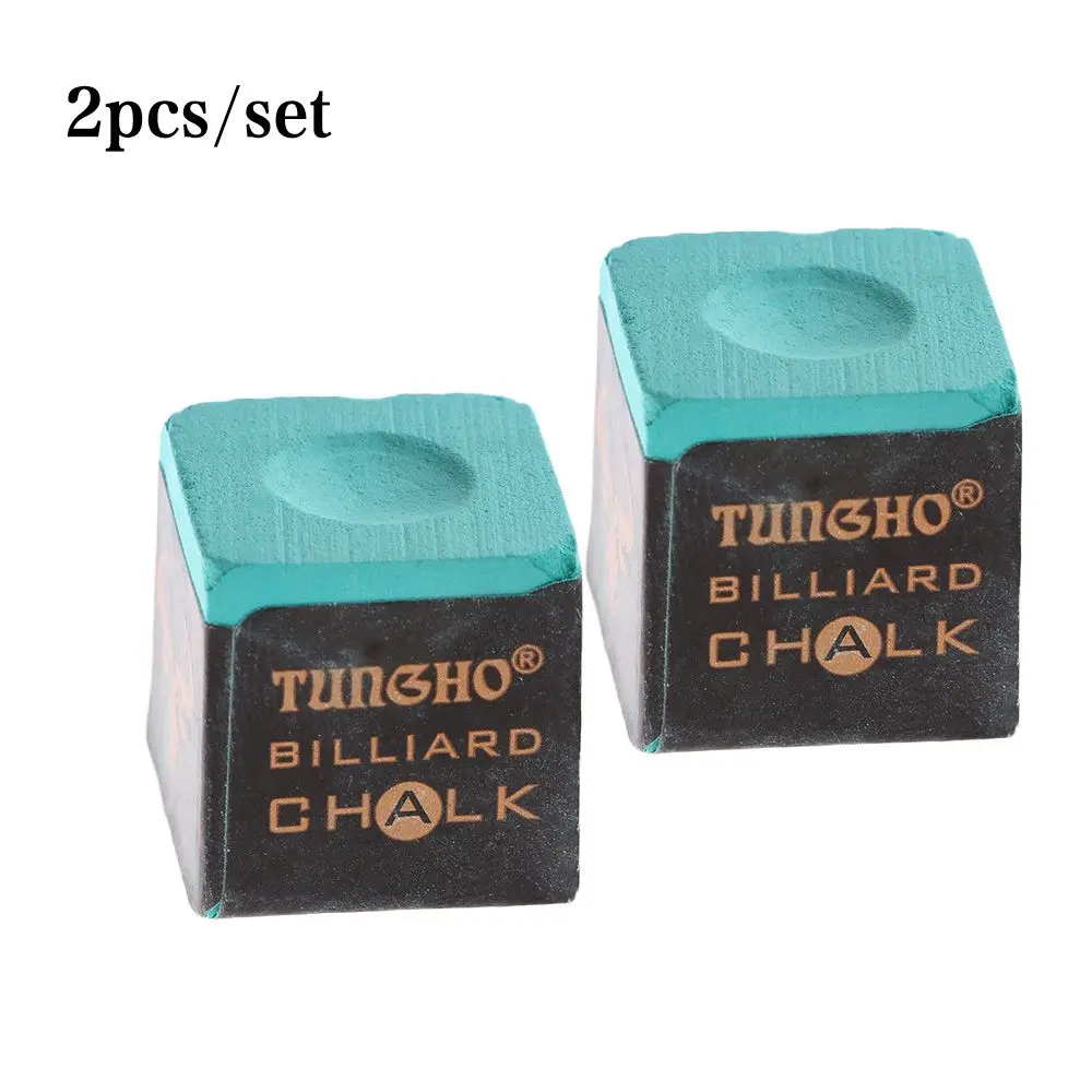

2 Pcs Durable Billiard Chalk Pool Cue Chalk Oil Dry Billiard No-slip Chalk Table Chalk Billiards Accessories With High Quality