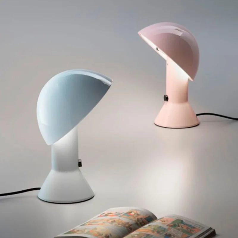 

Nordic Multicolor Mushroom Table Lamp Bedroom Bedside Study Hotel Soft Decoration Light Luxury Designer Table Lamp Bedside Lamp