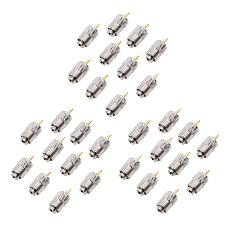 

30PCS RF Connector UHF Male Connector RG8 RG58 Cable Lug Antenna Connector PL259