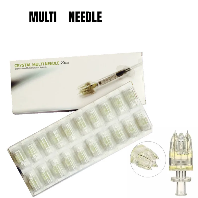 

3Pins 4Pins 5 Pin Crystal Multi Needle Mesotherapy Replaced Micro Needle For Dermal Contour Lift