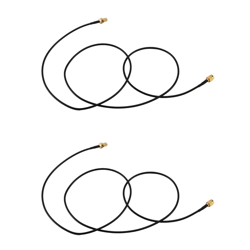 

2X SMA Male To Female Adapter Pigtail Coaxial Jumper Extension Cable 3.3Ft Long