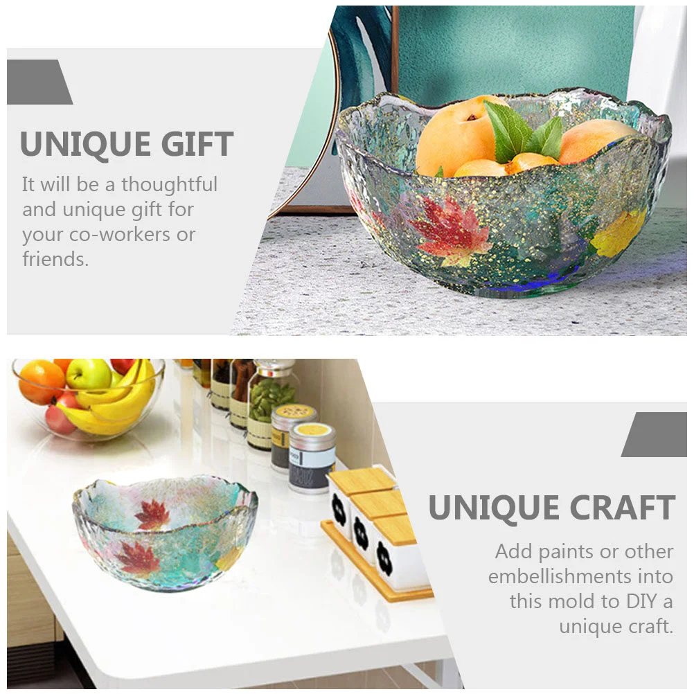 Jewelry DIY Epoxy Mold Home Bowl Tool Soap Tray Candy Storage Holder Silica Gel Making Silicone Molds