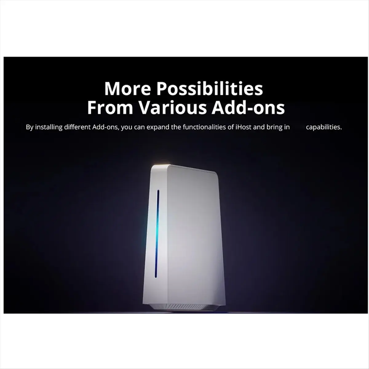 Фото IHost Smart Home Hub AIBridge Zigbee 3.0 Gateway Matter Private Local Server для Wi-Fi LAN устройств (4 ГБ) - A09I №3