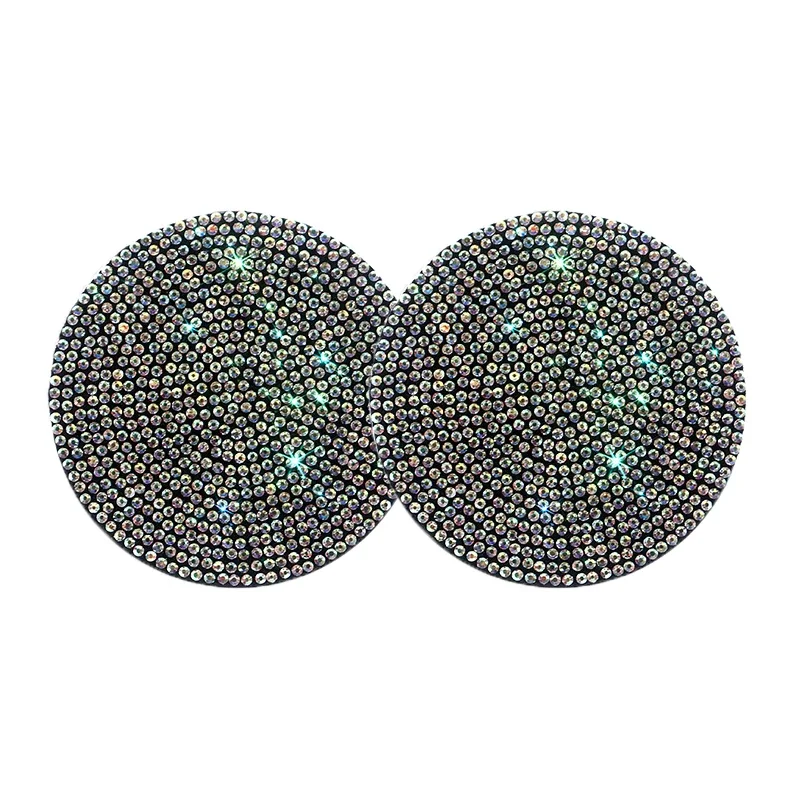 1/2 шт., автомобильная подставка с блестящими бриллиантами, слот для чашки с водой, нескользящий коврик, силиконовый коврик, подстаканник, коврик, автомобильный гаджет, блестящие автомобильные аксессуары, 6 цветов