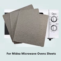 5pcs microwa 9 9cm10 8cm microwave ovens sheets thickening mica plates magnetron cap spare parts for midea