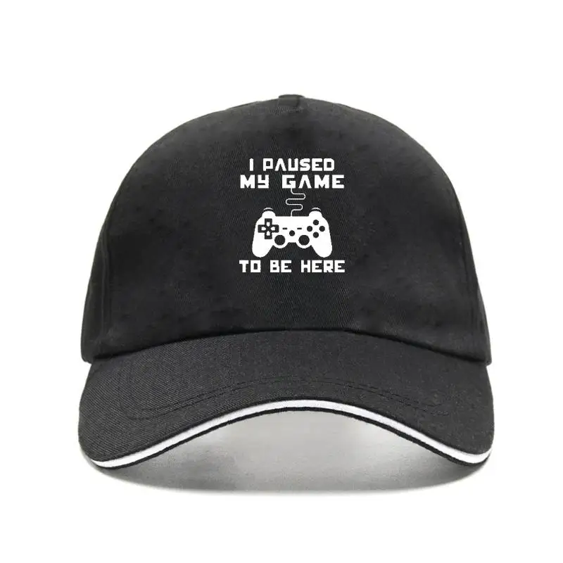 

I Paused My Game To Be Here Men Baseball Cap Funny Video Gamer Humor Joke for Men cap Graphic Novelty Sarcastic Funny Dad hat