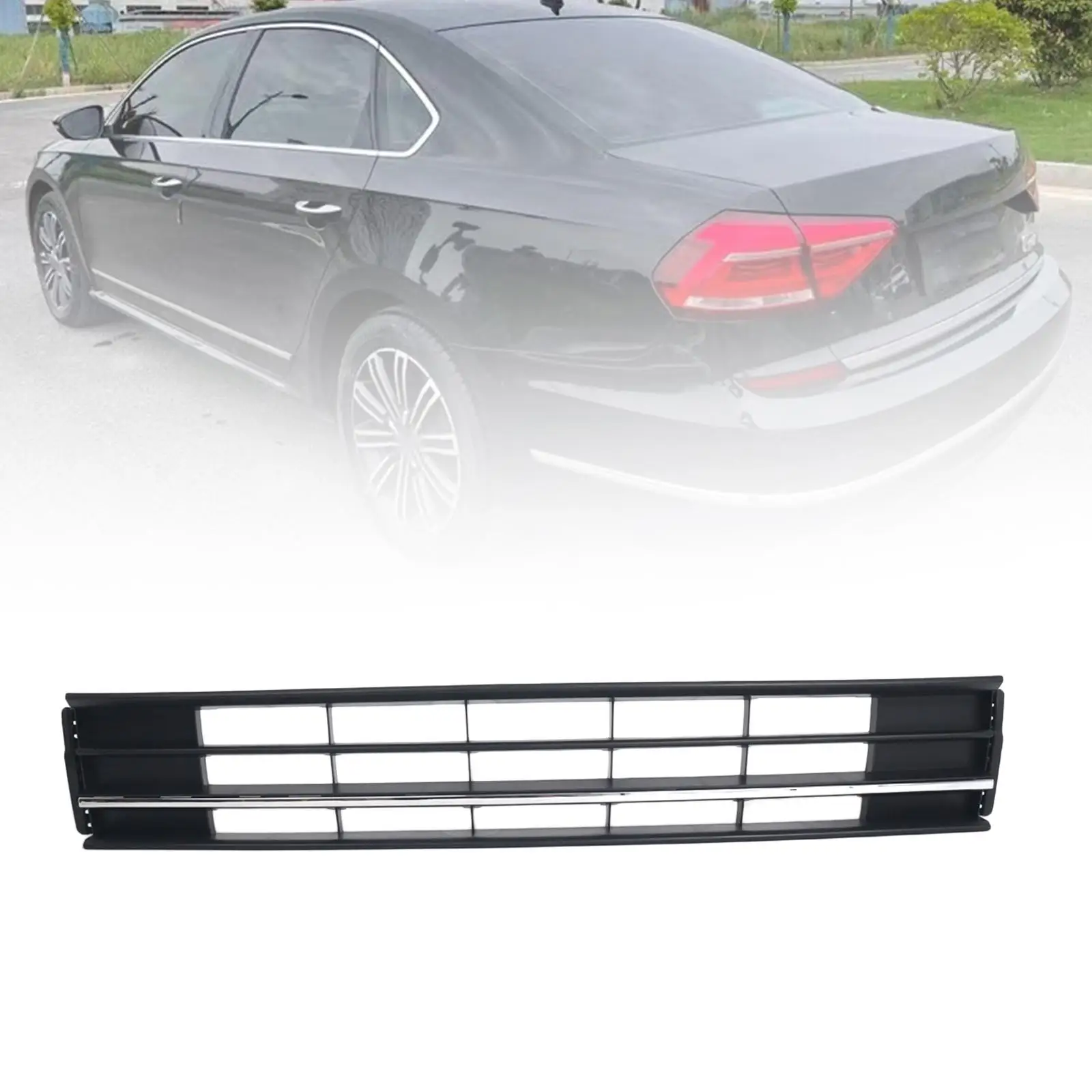 Передний бампер Нижняя решетка VW1036141 прочная Замена для Volkswagen Passat Sel