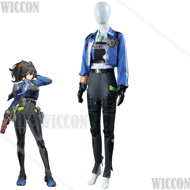 Zhu Yuan Game Zzz Косплей Zenless Zone Zero Criminal Investigation Специальная командаponse New Eridu Женский