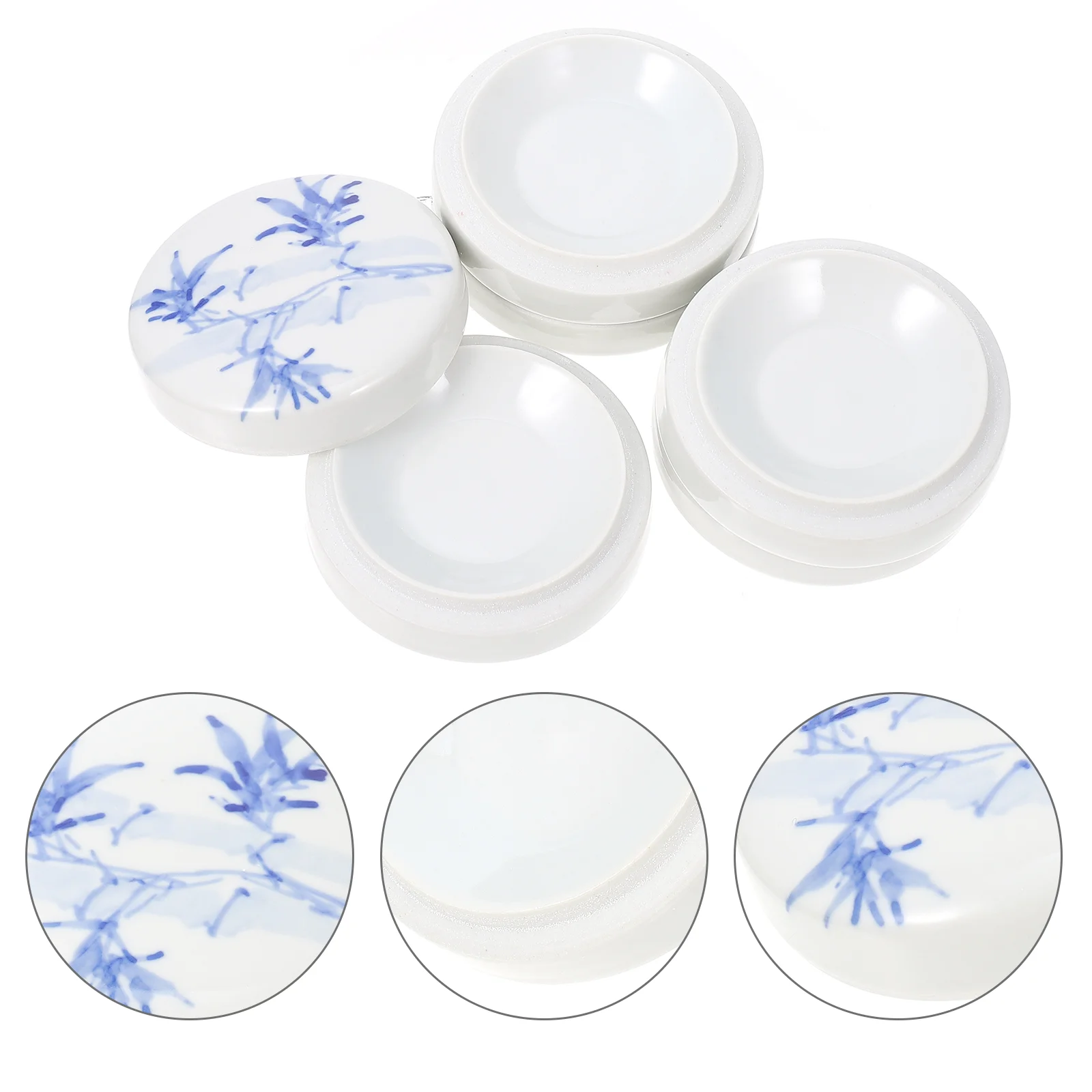 

Tray Watercolorceramicpigment Painting Dish Mixing Chinese Plate Trayscolor Stacking Sauce Artist Tool Stackable Calligraphy Ink