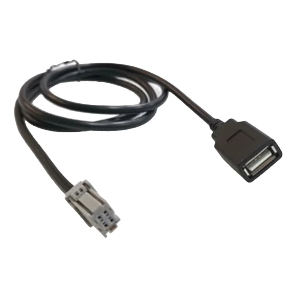 Фото Новый USB-кабель-адаптер для легкой установки, 100 см, черный, автомобильные аксессуары, запчасти для авто, входной кабель для Camry №3