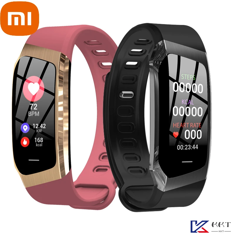 

XIAOMI E18 Smart Bracelet Blood Pressure Heart Rate Monitor Fitness Activity Tracker Smart Watch Waterproof Sport Wrist Band