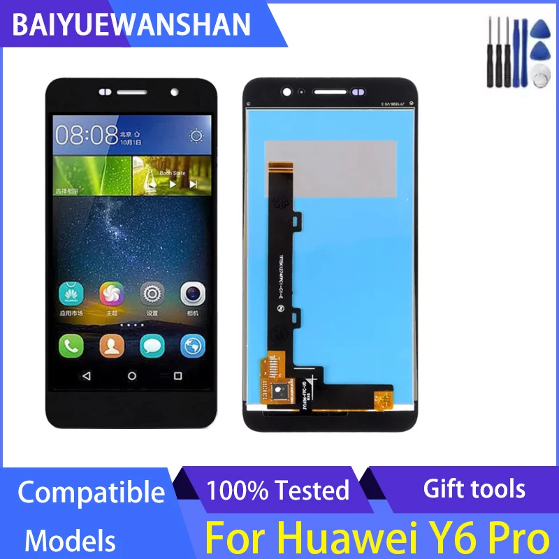ЖК-дисплей 5 0 дюйма для Huawei Y6 Pro дисплей с рамкой Honor Play 5X Enjoy TIT-L01 сенсорным экраном