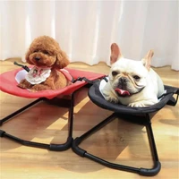 pet rocking chair dog cat rocking chair adjustable vibrato with the same pet bed foldable french bucket teddy pet supplies
