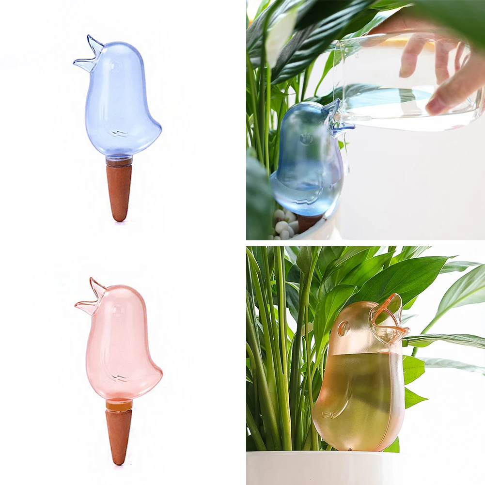 

Автоматическое Капельное орошение, автоматический капельный горшок для цветов в форме птицы, для растений, Цветочная бутылка, капельная фо...