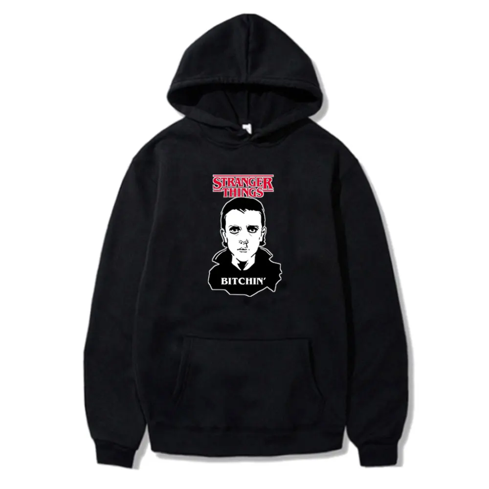 

Stranger Things 4 Hoodies Comic Graphic Print Casual Unisex Sweatshirt Autumn Streetwear Vintage Long Sleeve Man/Woman Pullover
