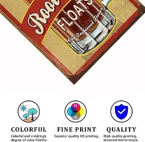 QKIODS металлический знак корневой пиво поплавки Ретро жестяной винтажный алюминий