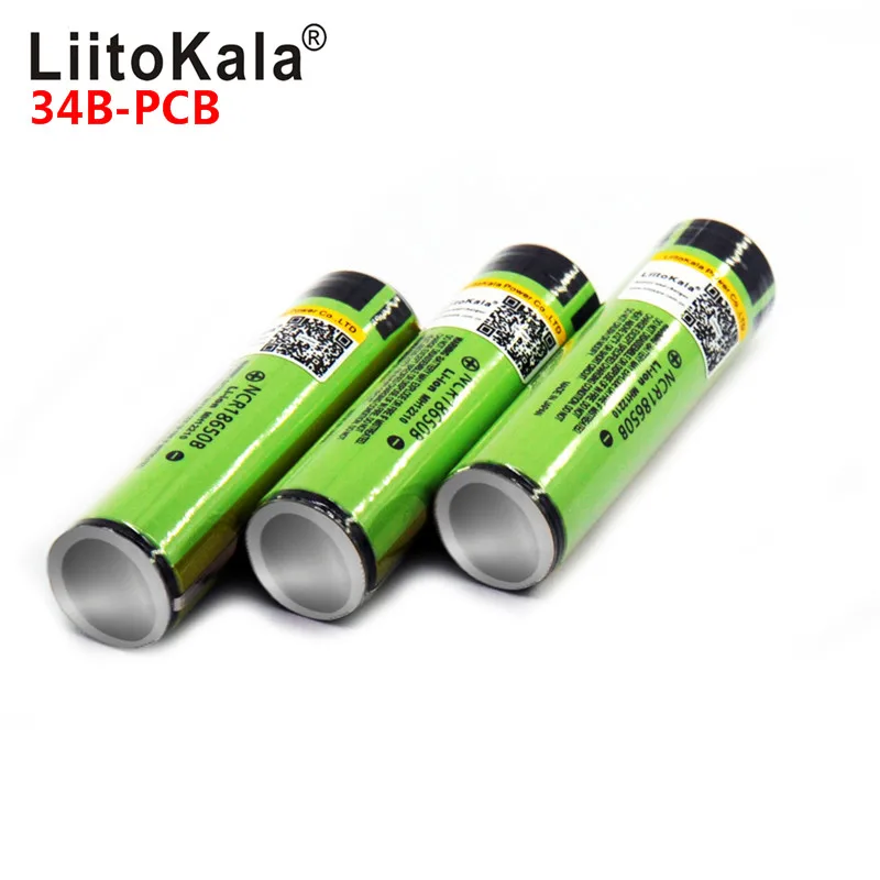 

Аккумуляторная батарея LiitoKala NCR18650B, 100% мАч, 18650 в