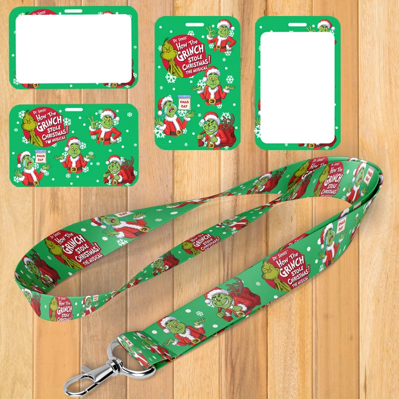 

A0213 Christmas Monster Cartoon Lanyard For Friend Key ID Card Gym Phone Straps USB Badge Holder DIY Hanging Rope Lariat Lanyard