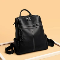 fashion trend backpack luxury designer handbags for women genuine leather casual vintage ladies shoulder crossbody bag back pack